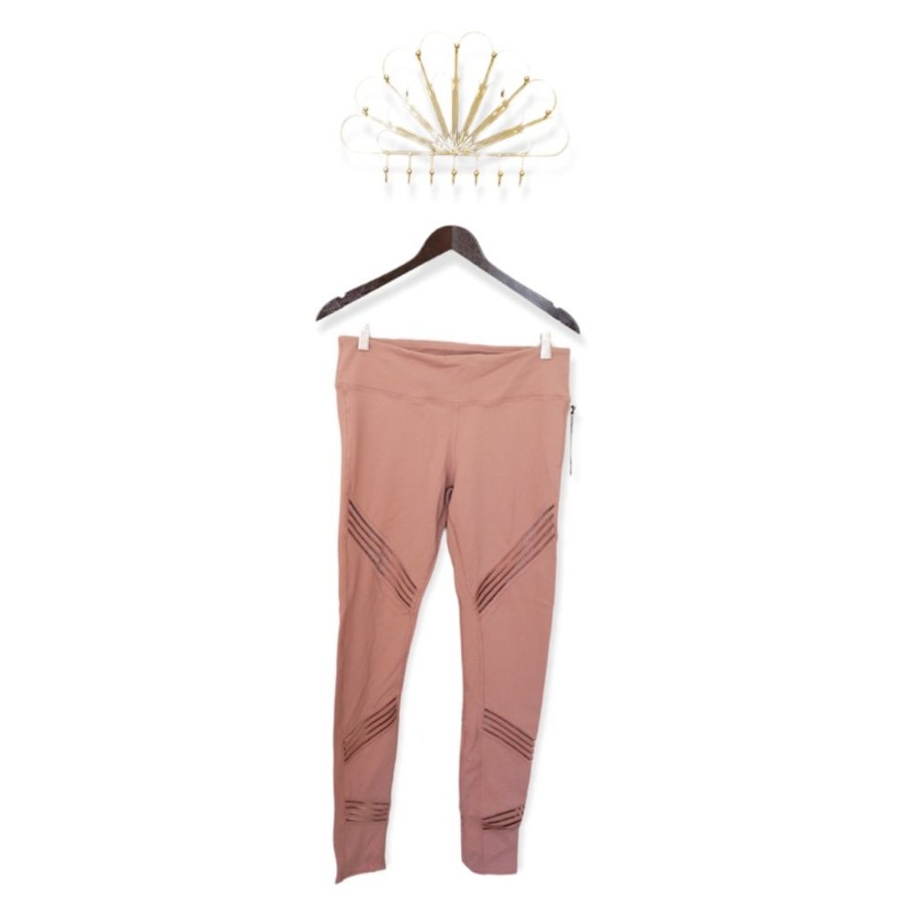 NEW ALO Yoga High Waisted Multi Legging in Rosewater Pink